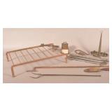 Group of Iron, Tin and Brass Primitives.