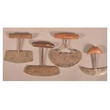 Four Antique Kitchen Food Choppers.