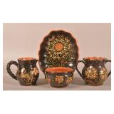 Lot of Lester Breininger Slip-Decorated Redware.