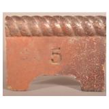 Antique Ohio Sewer Tile Decorative Roof Ornament.