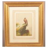 D.M. Henry Watercolor & Gouache on Paper Painting.