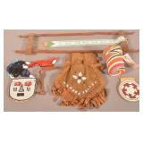 Lot of Vintage Native American Beadwork Items.