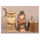 Three Various Antique/Vintage German Steins.