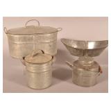 Four PA 19th C. Utilitarian Items.