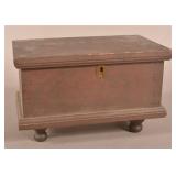 Lancaster County, PA 19th Century Miniature Chest.