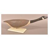 Wonderful Carved Wood Long Neck Goose.