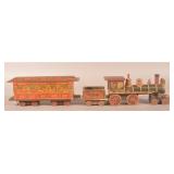 Antique Bliss (Attributed) 3-Piece Train Set.