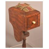 PA 19th Century Sewing Clamp Pin Cushion.