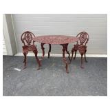 3 Pc. Powder Coated Patio Set