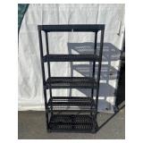 5-tier Plastic Storage Shelf