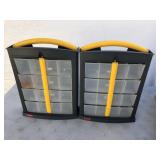 (2) Plastic Organizers