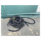 Section of New Plastic Sump Pump Hose