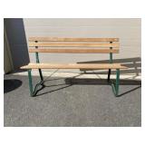 Slatted Seat Bench