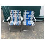 (2) Folding Lawn Chairs