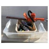 Black & Decker 16" Electric Hedge Trimmer & Small