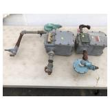 (2) Singer Gas Meters