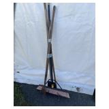 Push Broom, Scraper, Stone Raks