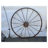 Metal Spoked Wagon Wheel