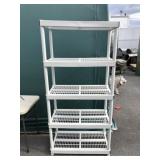 5-tier Plastic Storage Shelf