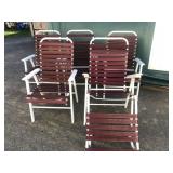 (5) Folding Lawn Chairs