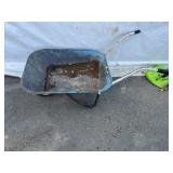 Vtg. Metal Small Wheelbarrow