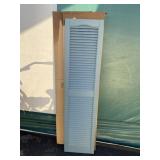 (2) Plastic Louvered Shutters