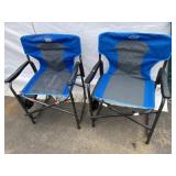 (2) Timber Ridge Folding Lawn Chairs