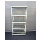 5-tier Plastic Storage Shelf