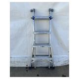 Werner Folding Aluminum Extension Ladder