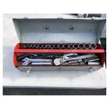 Toolbox w/ Craftsman Ratchet Set, Sockets, etc.