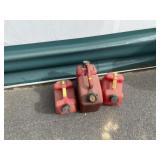 (3) 1-2 gal. Plastic Gas Cans