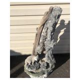 Formed Concrete Garden Fountain