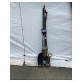 Stone Rake, Shovels, Car Wash Broom, etc.