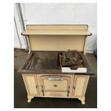 Antique Enameled Cook Stove