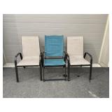 (3) Patio Chairs