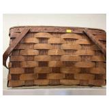 Split Oak Woven Picnic Basket