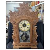 Gilbert Wood Cased Mantel Clock