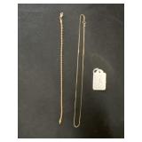 14K Necklace with Bracelet