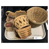 (7) Longaberger Baskets