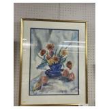 D. Houck Framed Watercolor