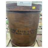Bent Wood Nail Canister