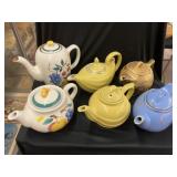 Stangl and Hall Teapots