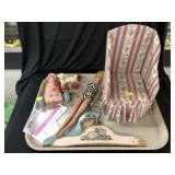 Vintage Barbie Doll, Doll Chair and Toys