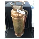 Vintage Brass Fire Extinguisher