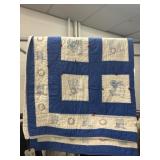 Quilted Embroidered Knotted Comforter