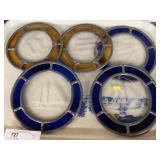 (5) Glass Suncatchers