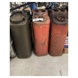 (3) Metal Fuel Cans