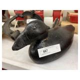 Carved Wood Duck Decoy