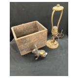 Table Light, Shipping Box, Still Bank