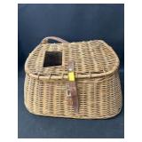 Vintage Wicker Fishing Creel